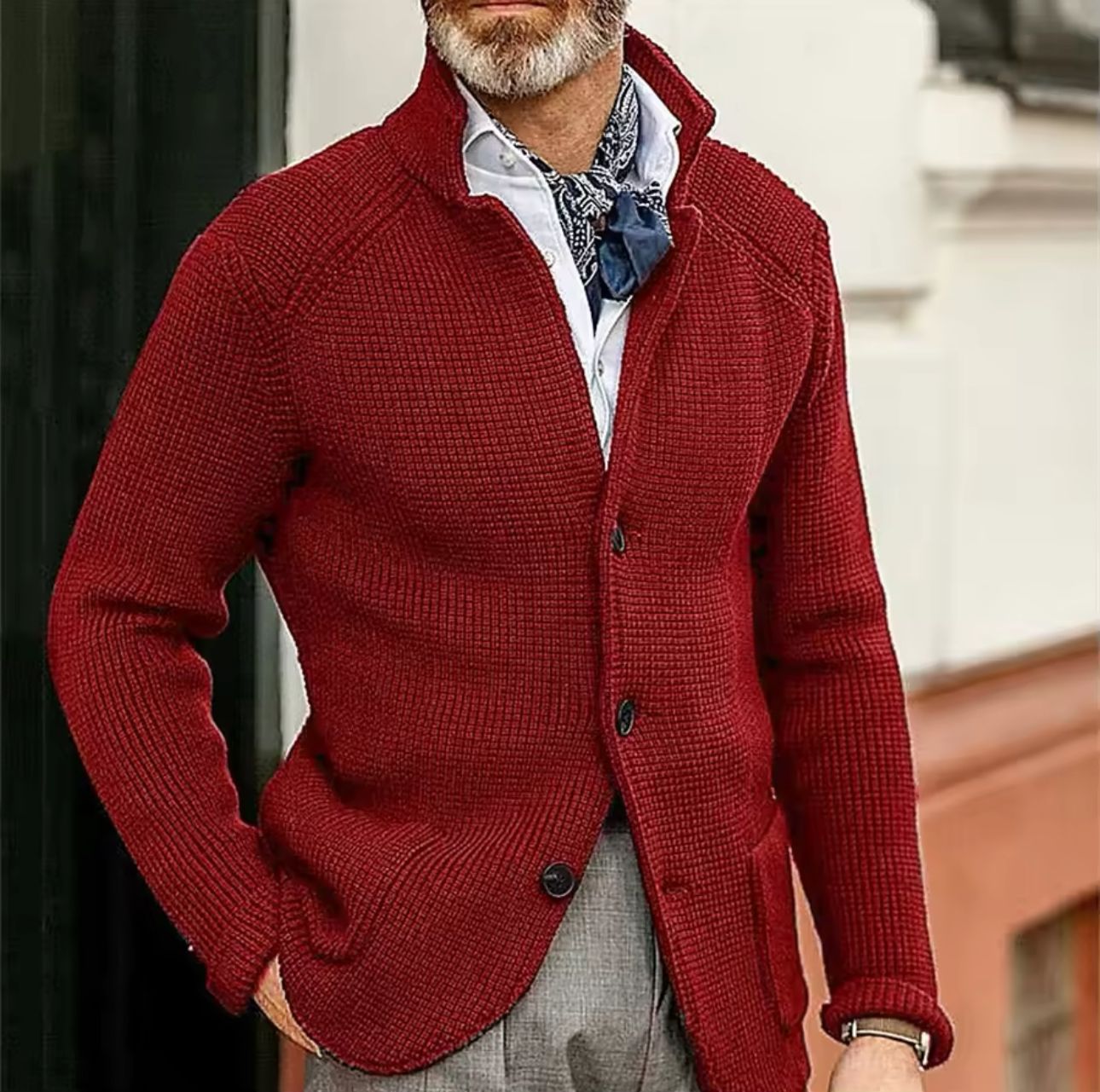 Andrea - Cardigan Classico ed Elegante